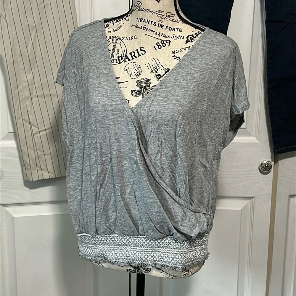 Vince Camuto Pull-Over Wrap Top
